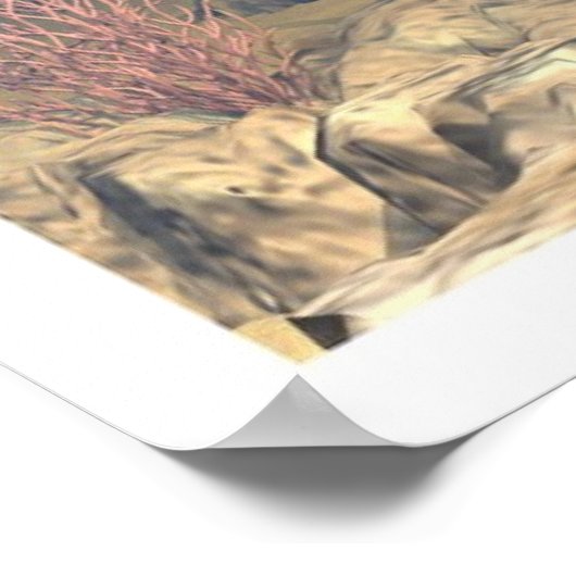 De zon omarmen poster (Hoek)