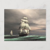 De zon op de Zeilen Briefkaart (Voorkant)