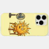 De zon op een hot break Case-Mate iPhone case (Achterkant (horizontaal))