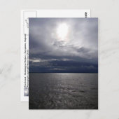 De zon op het oplosmiddel briefkaart (Voorkant / Achterkant)