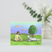 De Zon op hun rug Briefkaart (Staand voorkant)