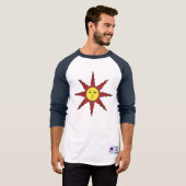 De zon opheffen 3/4 Sleeve T-Shirt (Voorkant volledig)