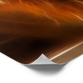 De zon opmaken, koning van de Oerwoud Leeuw II Poster (Hoek)