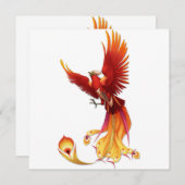 De zon Phoenix Kaart (Voorkant / Achterkant)