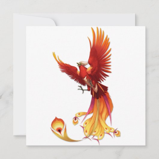 De zon Phoenix Kaart (Voorkant)