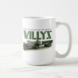 De zon plaatst nooit op Mok Willys