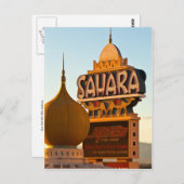 De zon plaatst op de Sahara Briefkaart (Voorkant / Achterkant)