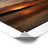 De zon plaatst op Guam Poster (Hoek)