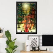 De zon poster (Thuiskantoor)
