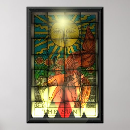 De zon poster (Voorkant)
