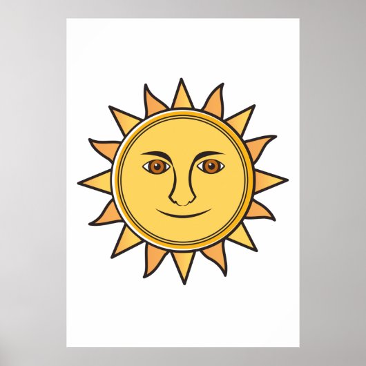 De zon poster (Voorkant)