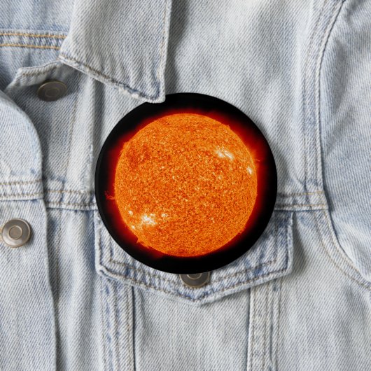 De zon ronde button 4,0 cm (In situ)