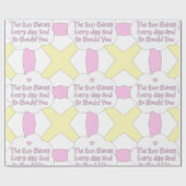 De zon schijnt elke dag en jij ook 1 cadeaupapier (Vlak)