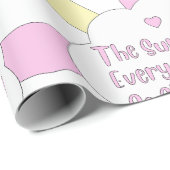 De zon schijnt elke dag en jij ook 1 cadeaupapier (Rol Hoek)