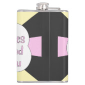 De zon schijnt elke dag en jij ook 1 heupfles (Achterkant)