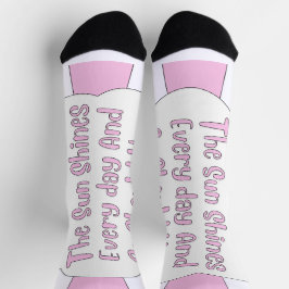 De zon schijnt elke dag en jij ook 1 sokken