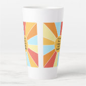 De zon schijnt elke dag en jij ook 2 latte mok (Voorkant)