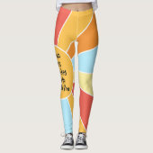 De zon schijnt elke dag en jij ook 2 leggings (Voorkant)