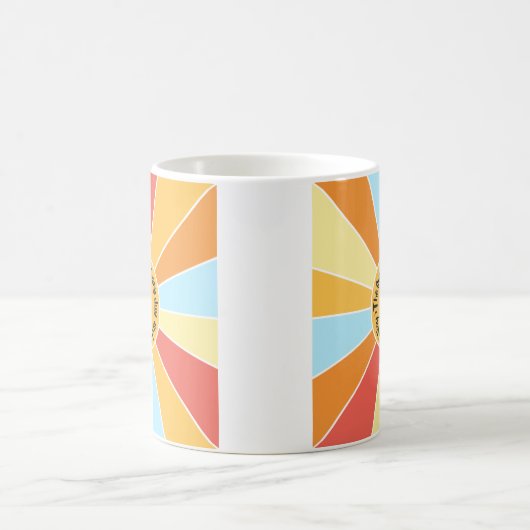 De zon schijnt elke dag en jij ook 3 koffiemok (Center)