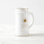 De zon schijnt elke dag en jij ook 9 bierpul (Voorkant rechts)