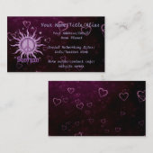 De Zon Schorpioen van de vrede Visitekaartje (Voorkant / Achterkant)