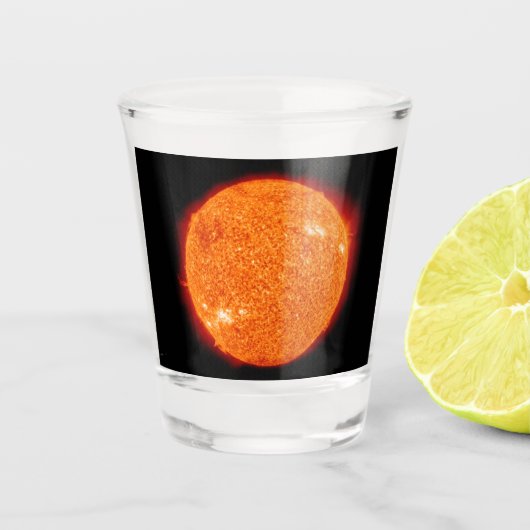 De zon shot glas (Voorkant)