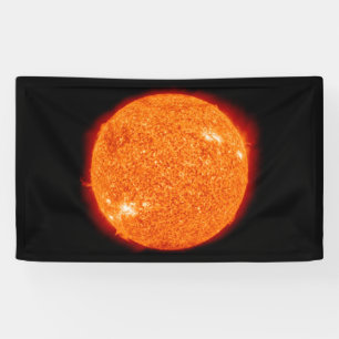 De zon spandoek