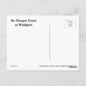 De zon stelt roze in briefkaart (Achterkant)