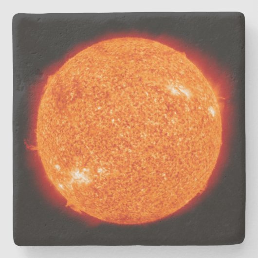 De zon stenen onderzetter (Voorkant)