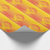 de zon stijgt cadeaupapier (Hoek)