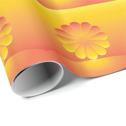 de zon stijgt cadeaupapier (Rol Hoek)