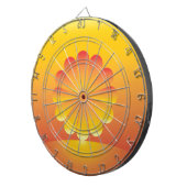 de zon stijgt dartbord (Voorkant Rechts)