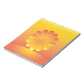 de zon stijgt notitieblok (Linkerzijde)
