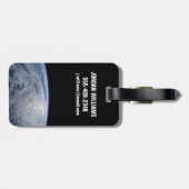 De zon straalt uit op de Stille Zuidzee. Bagagelabel (Achterkant horizontaal)