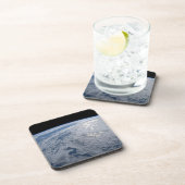 De zon straalt uit op de Stille Zuidzee. Bier Onderzetter (Rechterzijde)