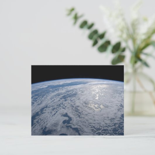 De zon straalt uit op de Stille Zuidzee. Briefkaart (Staand voorkant)