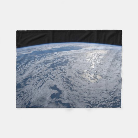 De zon straalt uit op de Stille Zuidzee. Fleece Deken (Voorkant (Horizontaal))