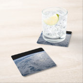 De zon straalt uit op de Stille Zuidzee. Kartonnen Onderzetters (Insitu)