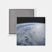 De zon straalt uit op de Stille Zuidzee. Magneet (Voorkant / Achterkant)