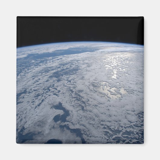 De zon straalt uit op de Stille Zuidzee. Magneet (Voorkant)