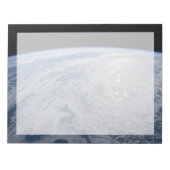 De zon straalt uit op de Stille Zuidzee. Notitieblok (Voorkant)