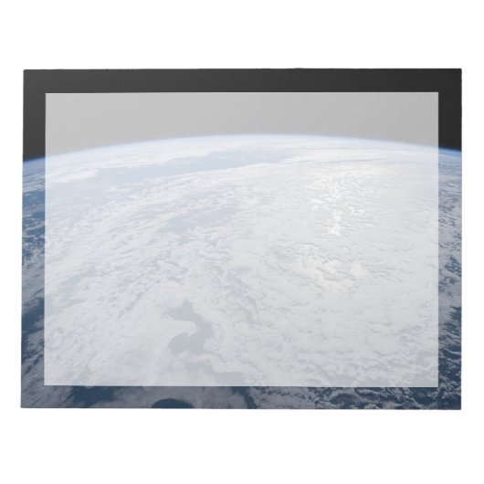 De zon straalt uit op de Stille Zuidzee. Notitieblok (Voorkant)