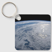 De zon straalt uit op de Stille Zuidzee. Sleutelhanger (Voorkant)