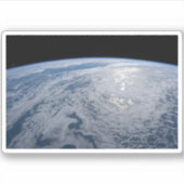 De zon straalt uit op de Stille Zuidzee. Sticker (Voorkant)