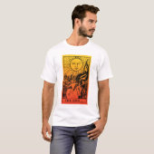 De Zon Tarot Gradiënt T-shirt (Voorkant volledig)