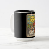 De Zon Tarot Tweekleurige Koffiemok (Voorkant links)