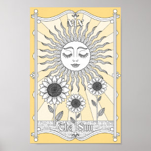 De Zon Tarot XIX Poster