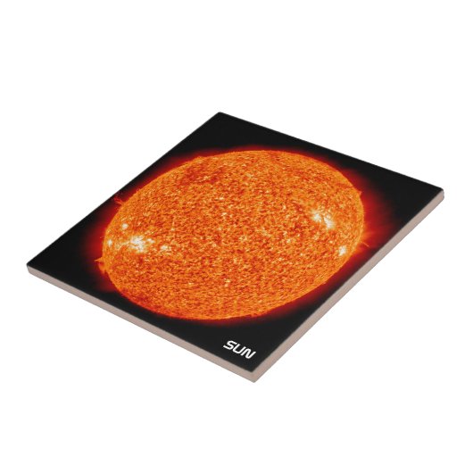 De zon tegeltje (Zijkant)