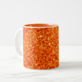 De zon tweekleurige koffiemok (Voorkant links)