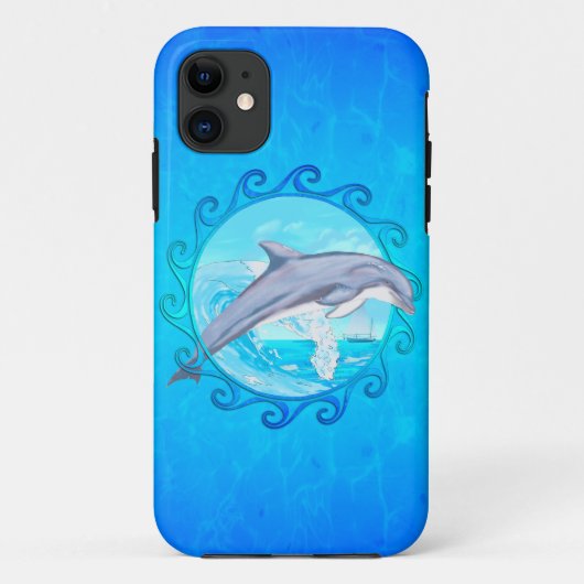 De Zon van de Maori van de dolfijn Case-Mate iPhone Case (Achterkant)
